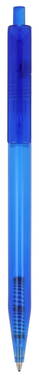Toppoint Kuma transparant balpen - Transparant / Blauw