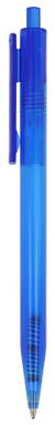 Toppoint Kuma transparant balpen - Transparant / Blauw