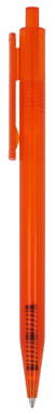 Toppoint Kuma transparant balpen - Transparant / Oranje