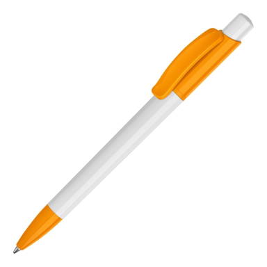 Stilolinea Kamal Hardcolour Kugelschreiber - Weiß / Orange