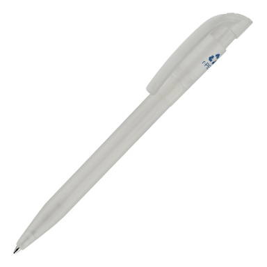 Stilolinea S45 R-PET transparenter Kugelschreiber - Transparent / Weiß