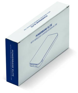 Elite Powerbank met Draadloze Oplader 8000mAh