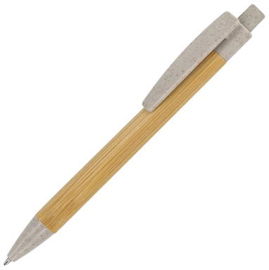 Ball pen bamboe met tarwestro
