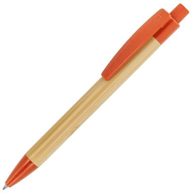 Ball pen bamboe met tarwestro