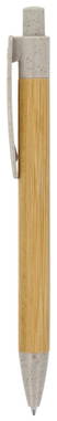 Ball pen bamboe met tarwestro