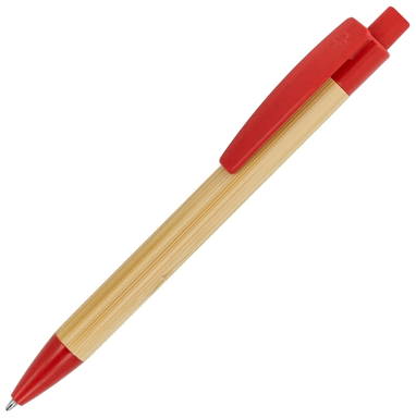 Ball pen bamboe met tarwestro