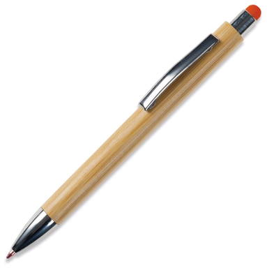 Balpen New York bamboe met stylus