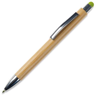 Balpen New York bamboe met stylus