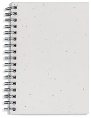 Spiraal notitieboekje zaadpapier
