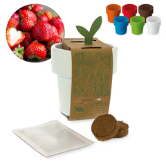 Hot-but-cool beker met aardbeien zaadjes