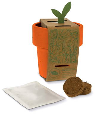 Hot-but-cool beker met aardbeien zaadjes