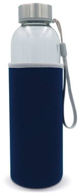 Waterfles glas met sleeve 500ml