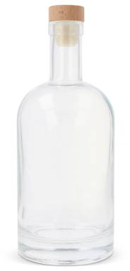 Glazen fles 500 ml - Transparant