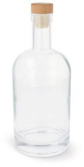 Glazen fles 750 ml