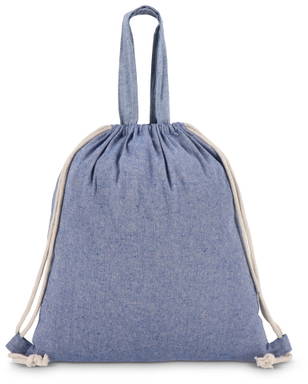Drawstring rugzak gerecycled katoen 140g/m² 38x42cm