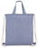 Drawstring rugzak gerecycled katoen 140g/m² 38x42cm