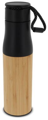 Thermofles met touw bamboe 500ml