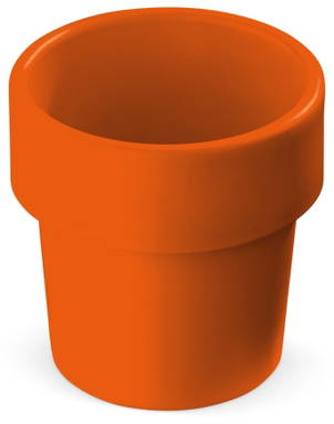 Hot-but-cool beker met kerstomaten zaadjes
