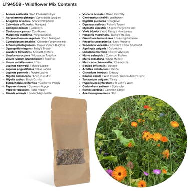 Bloemenzaad wilde bloemen 4 gram