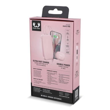 Fresh 'n Rebel Powerbank 12000mAh USB-C Fast Charging 20W - Roze