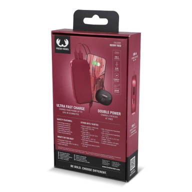 Fresh 'n Rebel Powerbank 12000mAh USB-C Fast Charging 20W - Rood