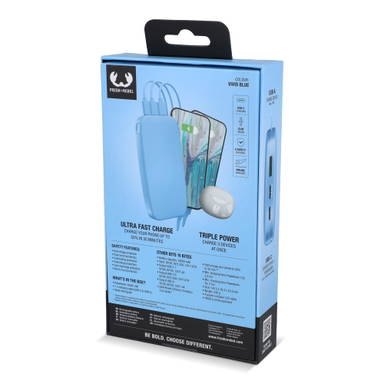 Fresh 'n Rebel Powerbank 18000mAh USB-C Fast Charging 20W - Lichtblauw