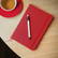A5 notitieboek - Rood