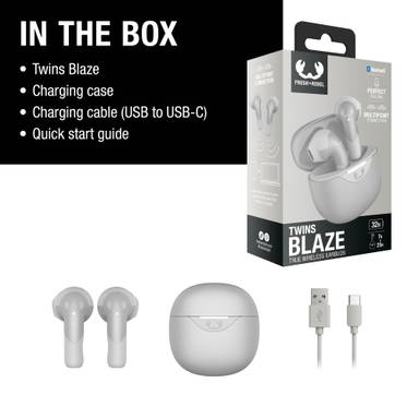 3TW2200 I Fresh 'n Rebel Twins Blaze - True Wireless earbuds with ENC