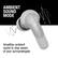 Fresh 'n Rebel Twins Ace-TWS earbuds with Hybrid ANC - Licht Grijs