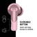 Fresh 'n Rebel Twins Ace-TWS earbuds with Hybrid ANC - Pastel rose