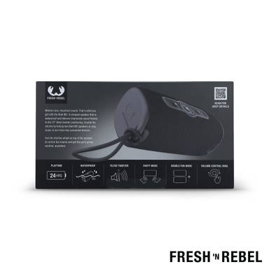 Fresh 'n Rebel Bold M2-Waterproof Bluetooth speaker - Donker gun metal