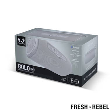 Fresh 'n Rebel Bold M2-Waterproof Bluetooth speaker - Licht Grijs