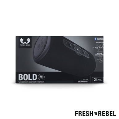 Fresh 'n Rebel Bold M2-Waterproof Bluetooth speaker - Donker gun metal