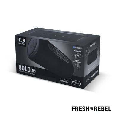 Fresh 'n Rebel Bold M2-Waterproof Bluetooth speaker - Donker gun metal