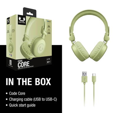 Fresh 'n Rebel Code Core-Wireless on-ear Headphone - Lichtgroen