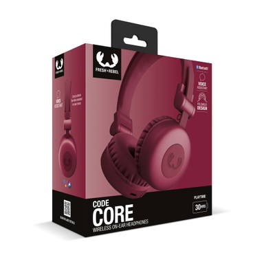Fresh 'n Rebel Code Core-Wireless on-ear Headphone - Rood