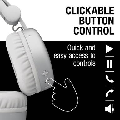 Fresh 'n Rebel Code Core-Wireless on-ear Headphone - Licht Grijs