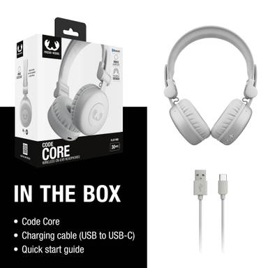 Fresh 'n Rebel Code Core-Wireless on-ear Headphone - Licht Grijs