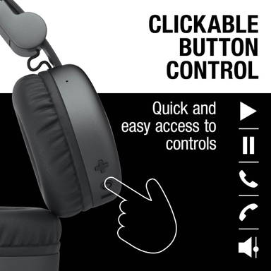 Fresh 'n Rebel Code Core-Wireless on-ear Headphone - Donker gun metal
