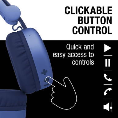 Fresh 'n Rebel Code Core-Wireless on-ear Headphone - Blauw