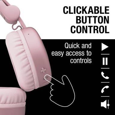 Fresh 'n Rebel Code Core-Wireless on-ear Headphone - Roze