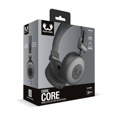 Fresh 'n Rebel Code Core-Wireless on-ear Headphone - Donker gun metal