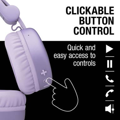 Fresh 'n Rebel Code Core-Wireless on-ear Headphone - Lila