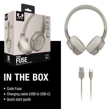Fresh 'n Rebel Code Fuse-Wireless on-ear headphone - Beige