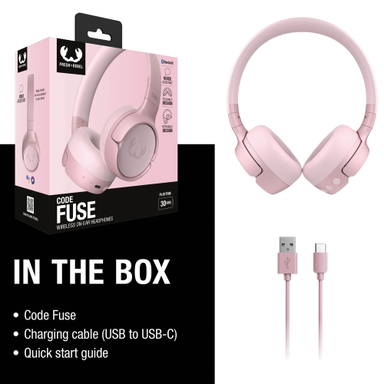 Fresh 'n Rebel Code Fuse-Wireless on-ear headphone - Roze