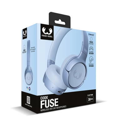 Fresh 'n Rebel Code Fuse-Wireless on-ear headphone - Lichtblauw
