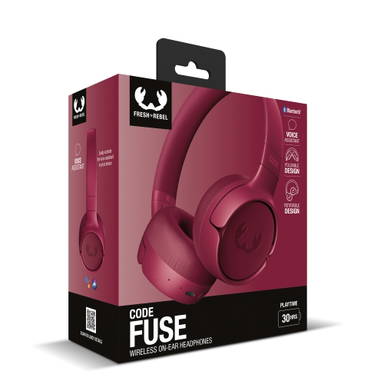 Fresh 'n Rebel Code Fuse-Wireless on-ear headphone - Rood