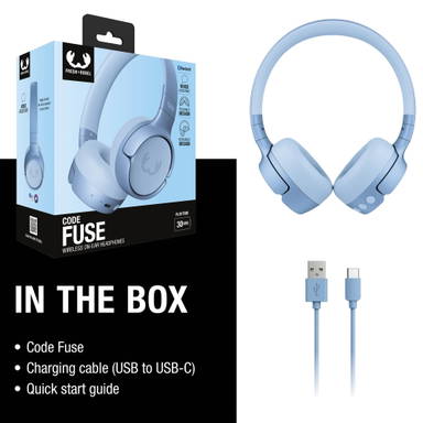 Fresh 'n Rebel Code Fuse-Wireless on-ear headphone - Lichtblauw