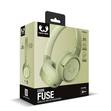 Fresh 'n Rebel Code Fuse-Wireless on-ear headphone - Lichtgroen