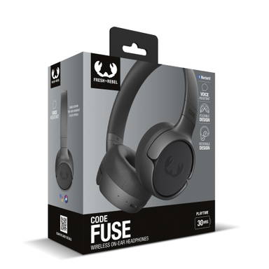 Fresh 'n Rebel Code Fuse-Wireless on-ear headphone - Donker gun metal